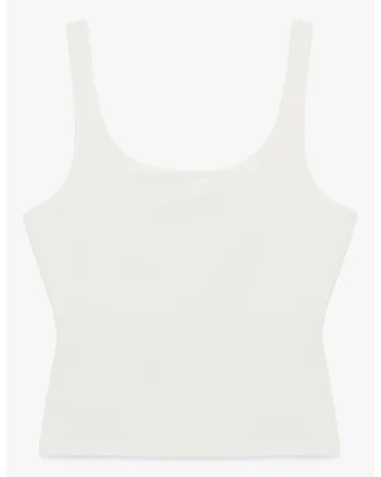 Top crop uni, Alb murdar