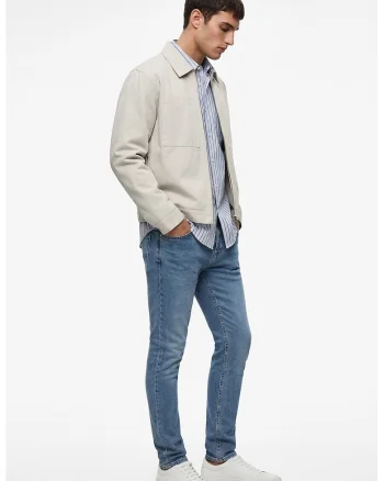 Blugi skinny Michael, Albastru pastel