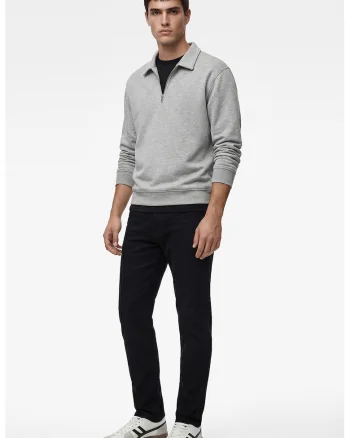 Blugi slim fit Brad, Negru