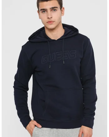 Hanorac cu buzunar kangaroo, pentru fitness, Bleumarin