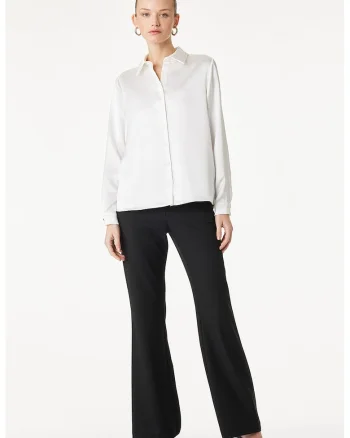 Pantaloni evazati eleganti, Negru