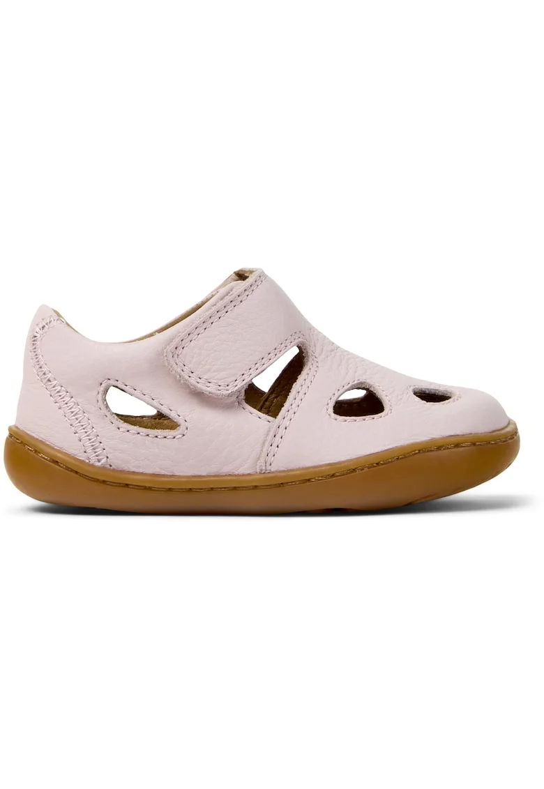 Pantofi din piele cu velcro Peu Cami, Roz
