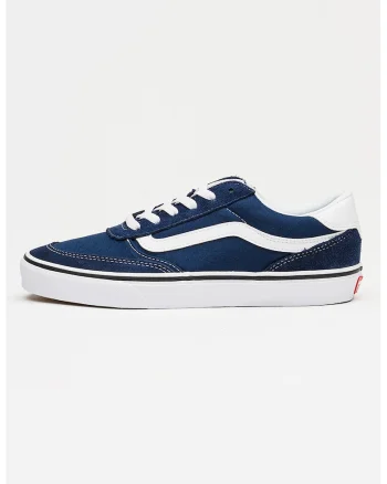 Tenisi unisex Brooklyn cu piele intoarsa, Bleumarin