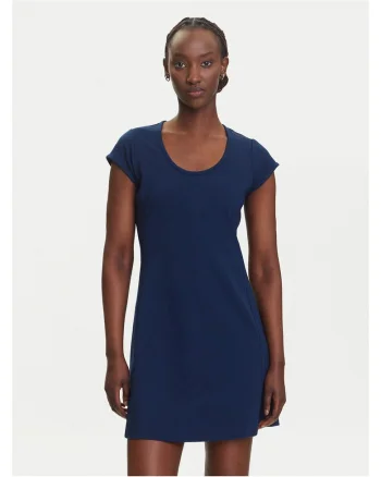 Rochie casual dama  bleumarin, fabric de calitate