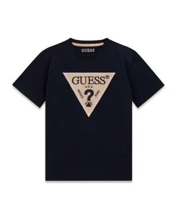 Tricou cu imprimeu logo, Albastru ultramarin