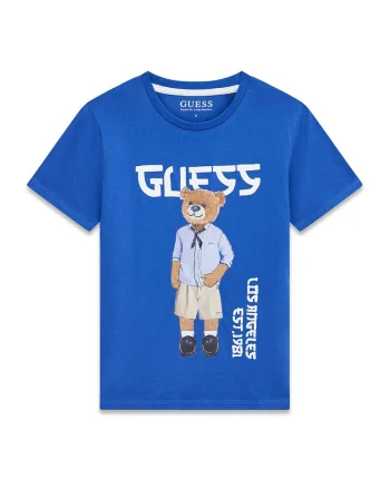 Tricou regular fit cu decolteu la baza gatului, Albastru royal