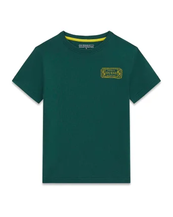 Tricou cu imprimeu logo, Verde englez