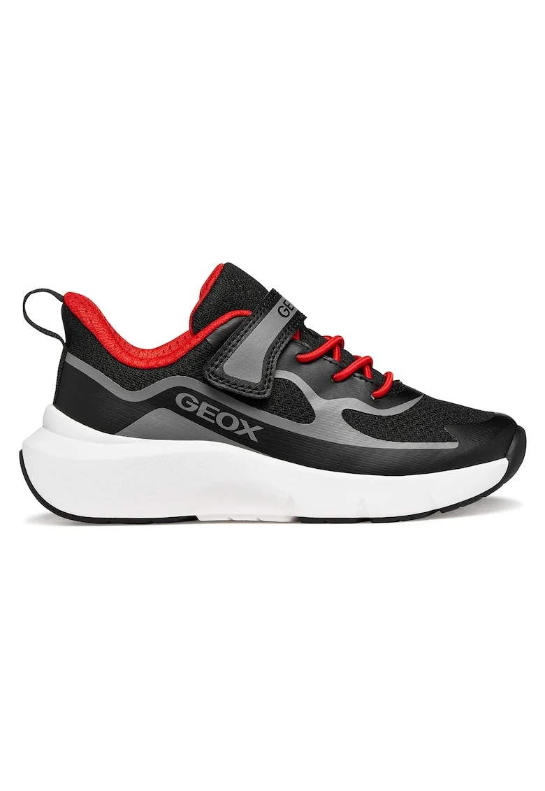 Pantofi sport Pro-Ran cu velcro, Alb/Negru