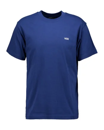 Tricou cu decolteu la baza gatului, Albastru indigo