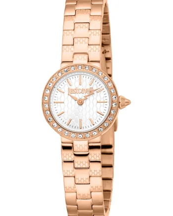 Ceas quartz decorat cu zirconia, Auriu rose