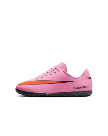 Ghete de fotbal  Jr Mercurial Vapor 16 Club, piele sintetica, pentru interior,