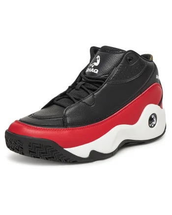 Pantofi sport barbati  baschet, rosu/negru, textil