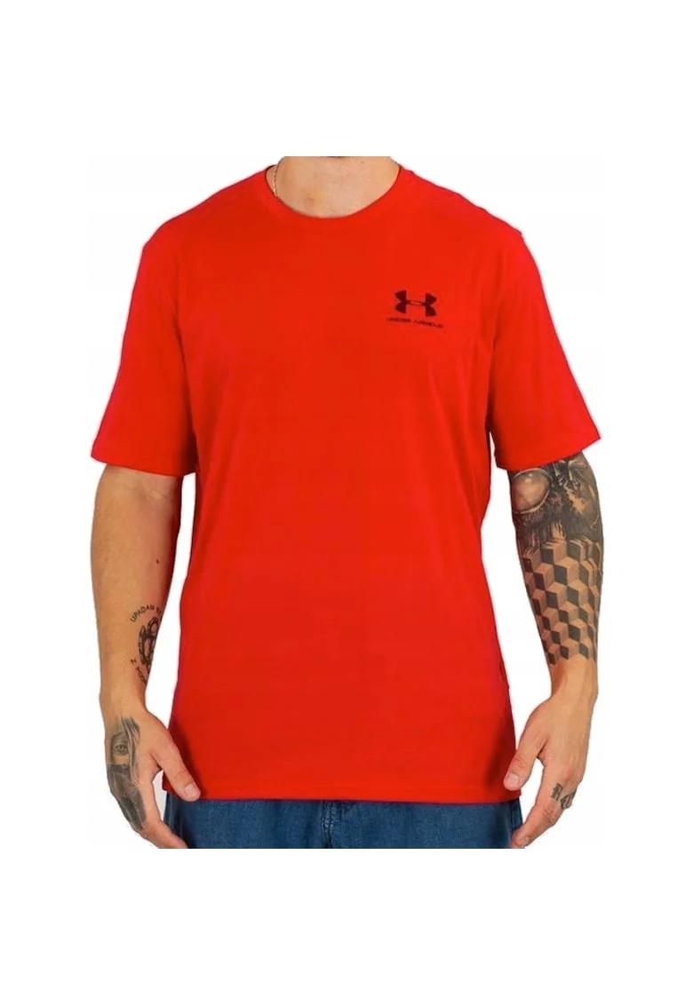 Tricou cu decolteu rotund, pentru fitness Sportstyle