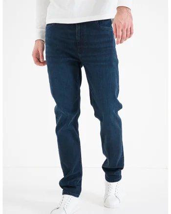 Blugi slim fit, Albastru petrol