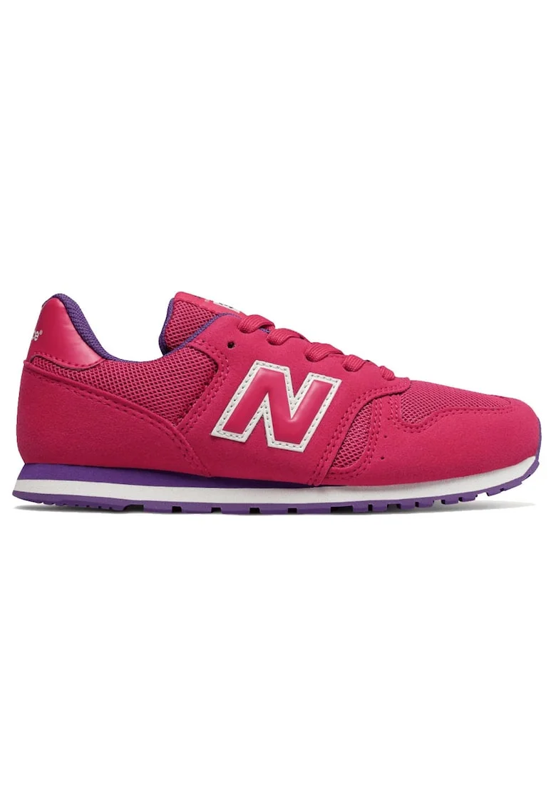 Pantofi sport copii  seria 373, piele intoarsa si plasa, talpa EVA, roz