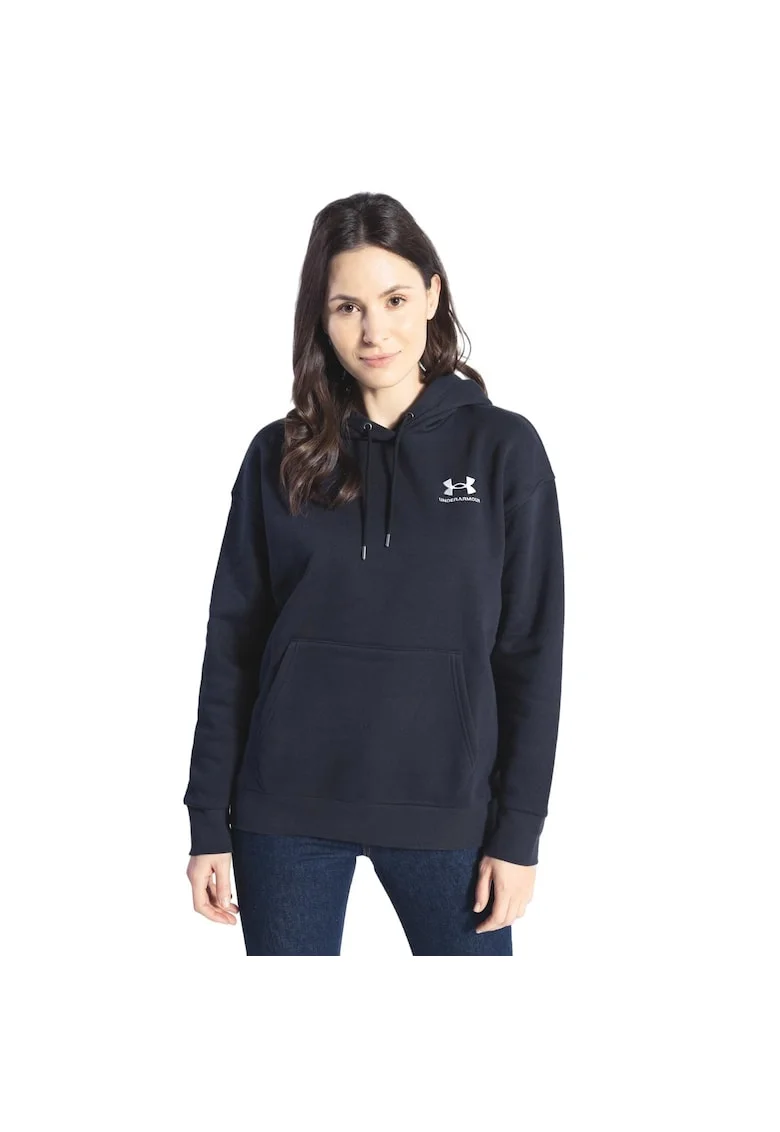 Hanorac dama,  Fleece, Negru, Negru