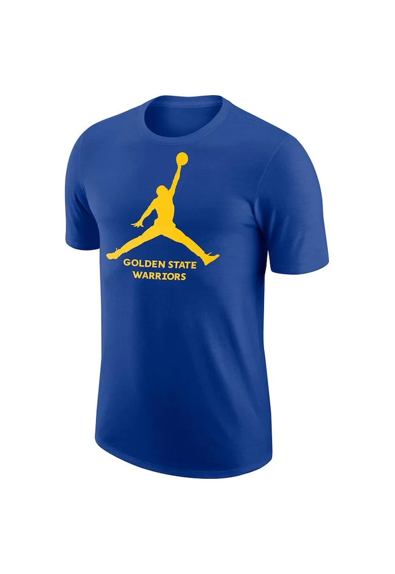 Tricou sport barbati  Golden State Warriors, albastru, bumbac/poliester