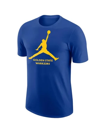Tricou sport barbati  Golden State Warriors, albastru, bumbac/poliester