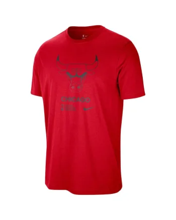 Tricou sport barbati  Chicago Bulls, rosu, bumbac