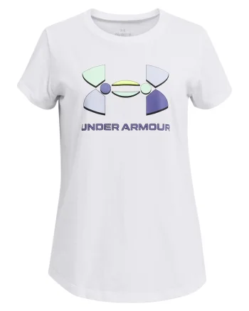 Tricou cu imprimeu logo, pentru fitness, Alb/Ametist
