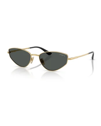 Ochelari de soare cat-eye unisex, Auriu