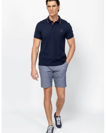 Tricou din bumbac Dandy, Bleumarin