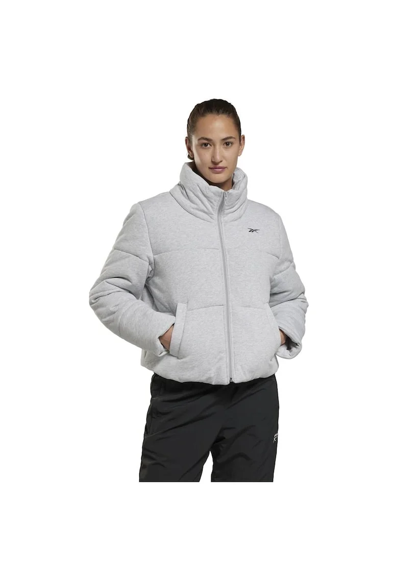 Geaca sport dama HG8923,  Gri, Poliester