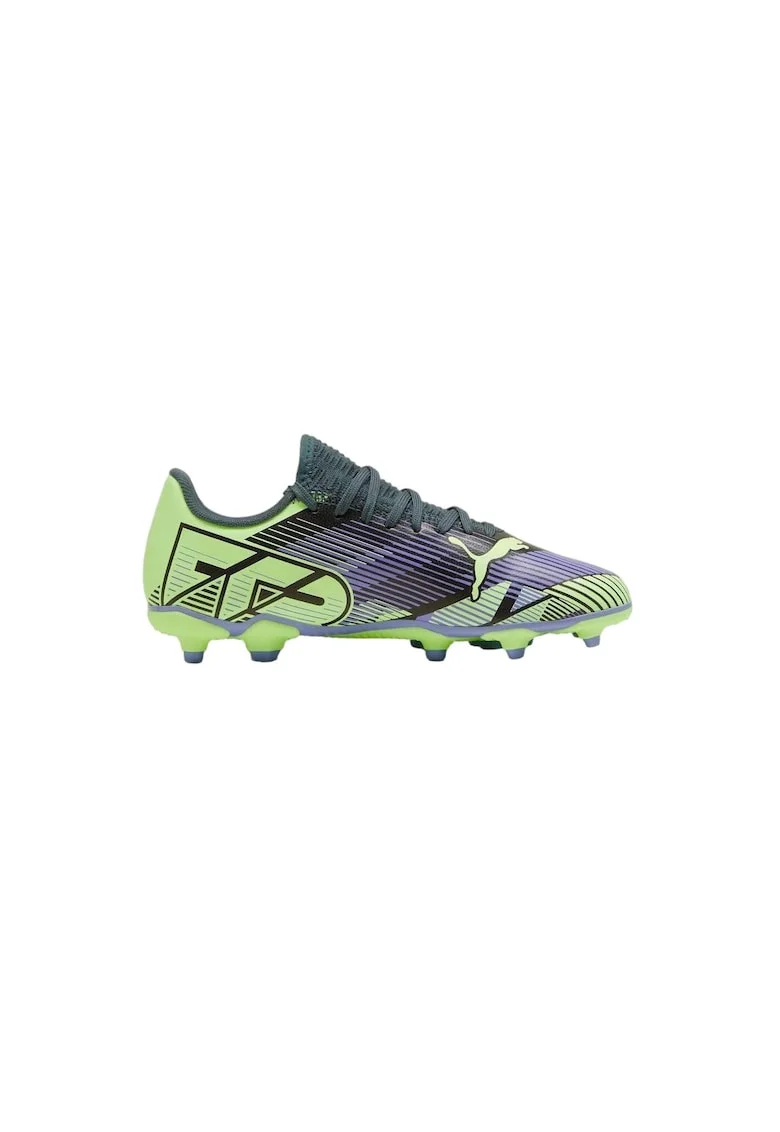 Pantofi sport fete Future 7 Play Fg ag,  Sintetic, Albastru/Verde