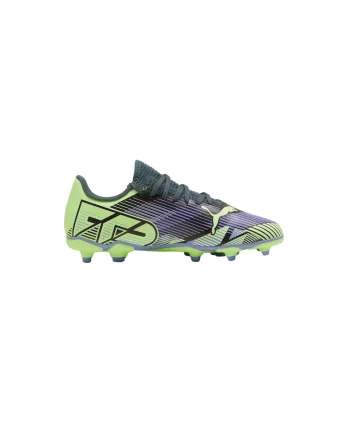 Pantofi sport fete Future 7 Play Fg ag,  Sintetic, Albastru/Verde