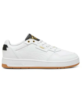 Pantofi sport barbati,  Court Classic Lux, piele, alb,