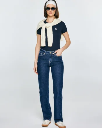 Tricou polo slim fit uni