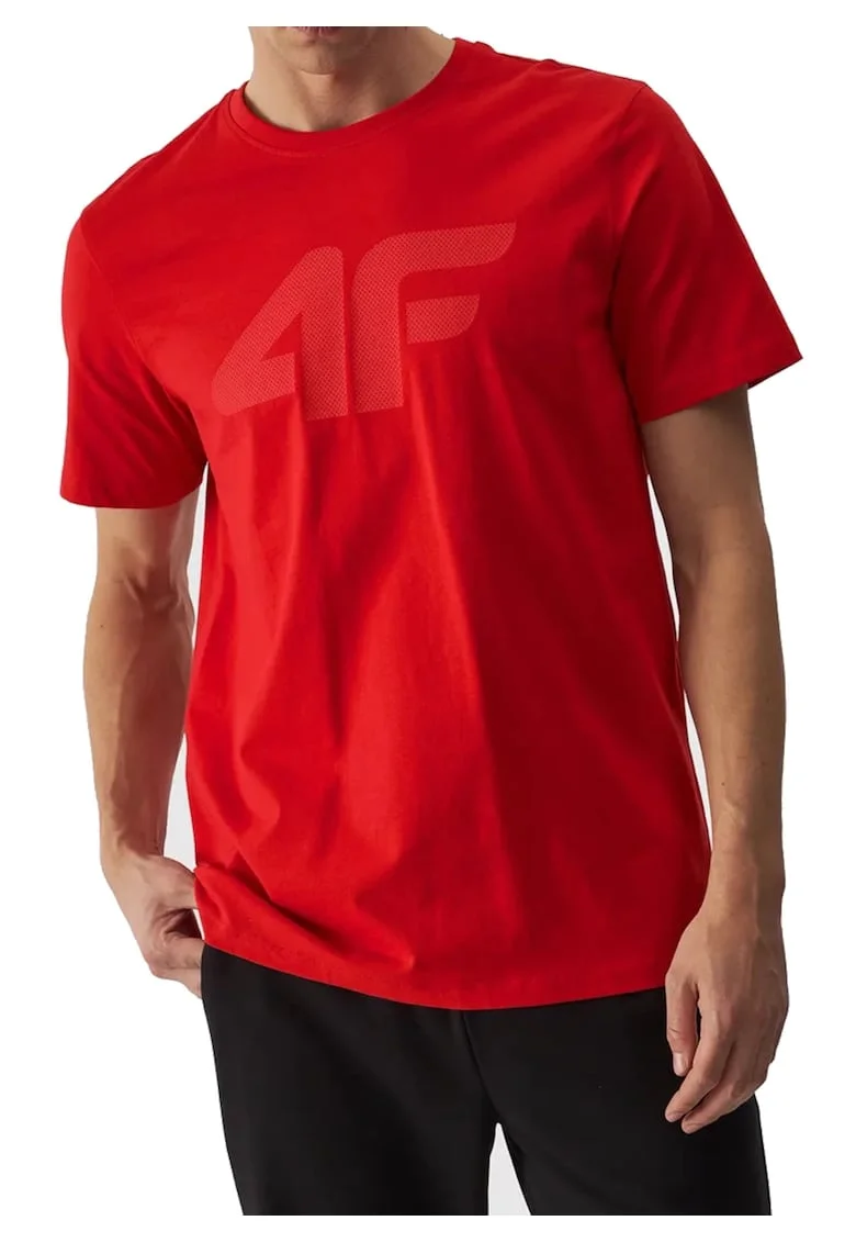 Tricou din bumbac cu imprimeu logo