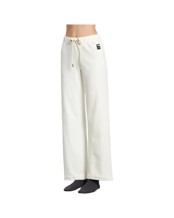 Pantaloni sport dama 1222-901400,  Poliester, Alb,