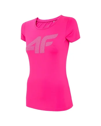 Tricou sport dama  maneca scurta, culoare roz, material respirabil