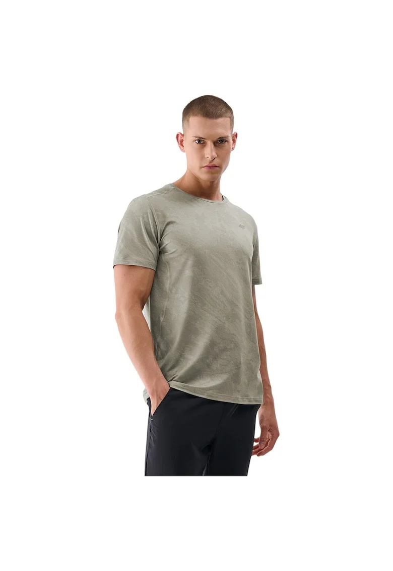 Tricou sportiv barbati  maneca scurta, uscare rapida, Bej