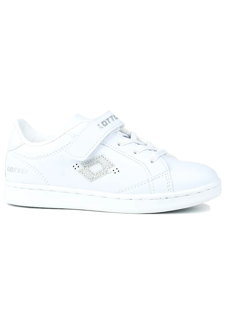 Pantofi sport copii,  Jambol GC K, alb, sintetic, velcro,