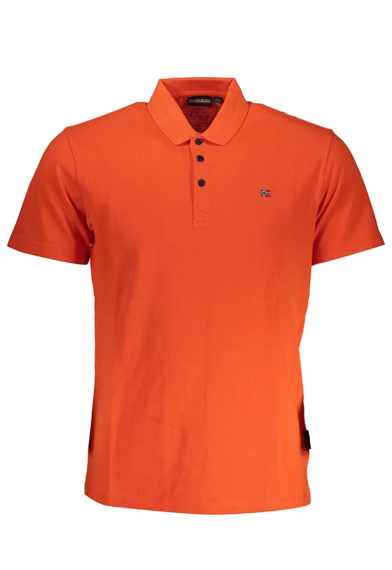 Tricou Polo barbati, Elbas NP0A4GB4, Logo Brodat, Regular Fit,