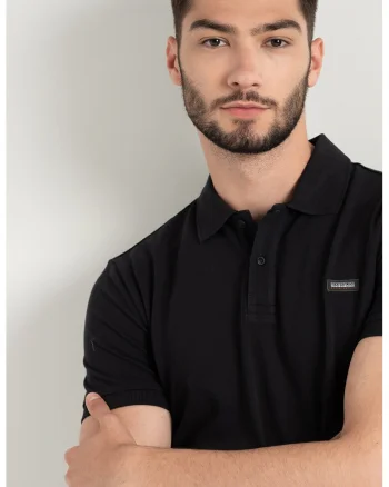 Tricou polo Taly, Negru