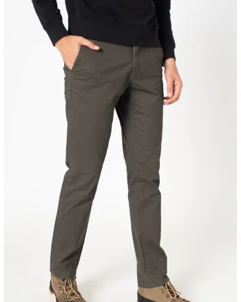 Pantaloni chino Mana Wint, Gri inchis