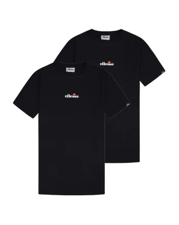 Set de tricouri din bumbac Ollio - 2 piese, Negru