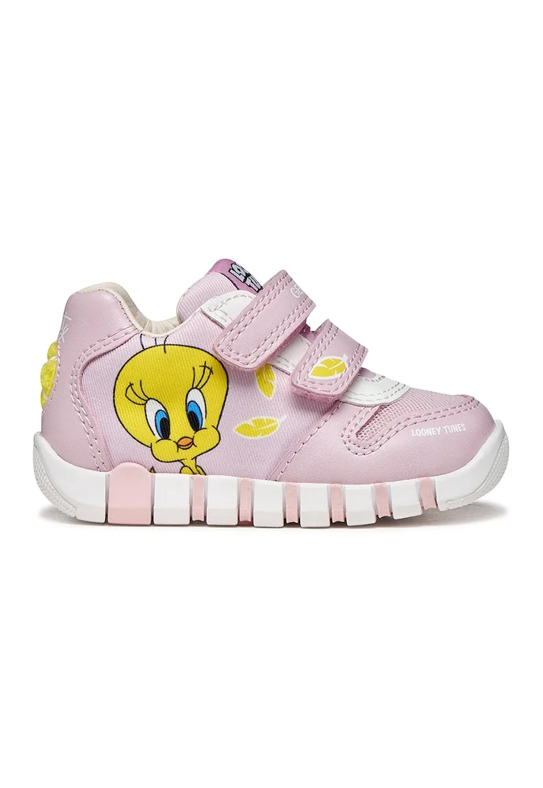 Pantofi sport Iupidoo cu velcro, Galben/Roz