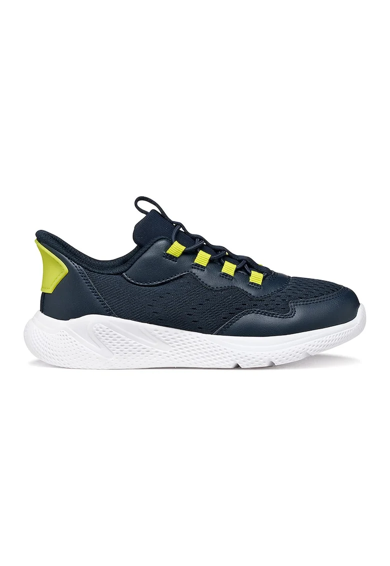 Pantofi sport Sprintye Fast low-cut, Albastru ultramarin/Verde lime