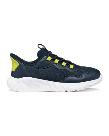 Pantofi sport Sprintye Fast low-cut, Albastru ultramarin/Verde lime