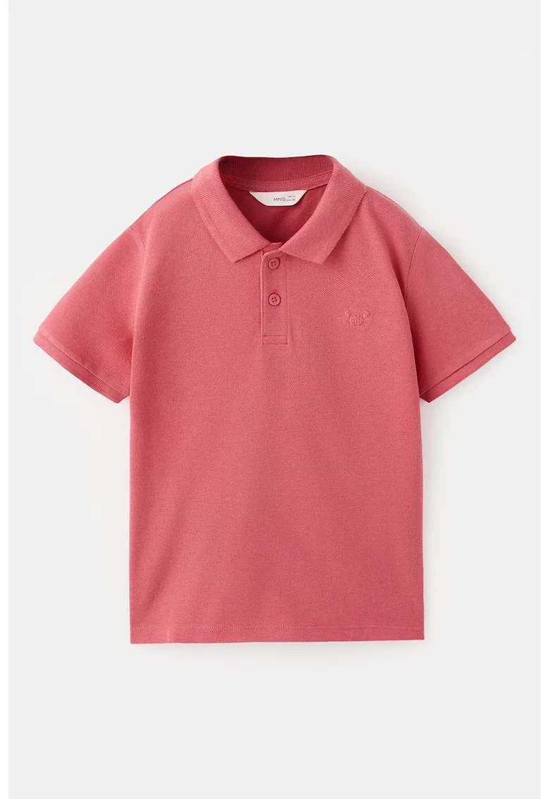 Tricou polo de bumbac, Rosu stins