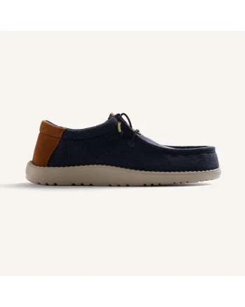 Pantofi barcuta cu model uni Orford, Bleumarin