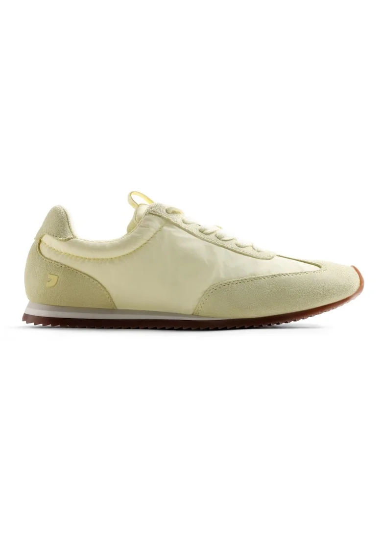 Pantofi sport Blair din piele intoarsa cu insertii din material textil, Galben