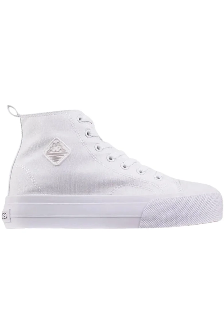 Pantofi sport dama  Viska OC, alb, fata textila, talpa exterioara inaltata