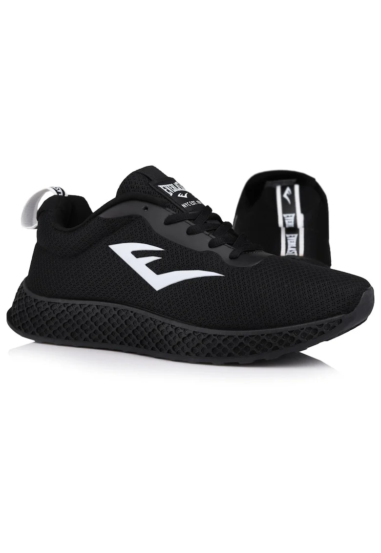 Pantofi sport barbati  negru, antrenament zilnic, material respirabil