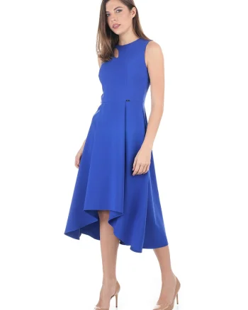 Rochie fara maneci asimetrica