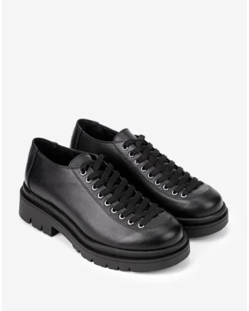 Pantofi eleganți din piele naturală pentru femei, Negru